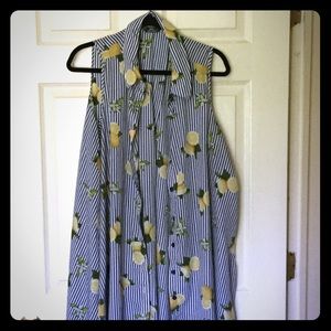 Long sleeve less blouse